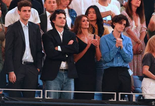 Kaia Gerber and Homer Gere At US Open 2026 - NYC Kaia Gerber and Homer Gere attend the Roger Federer special night at the US Open 2026 in New York, NY on August 25, 2026. Photo by Charles Guerin ABACAPRESS.COM New York City NY United Arab Emirates  Copyright: xGuerinxCharles ABACAx
