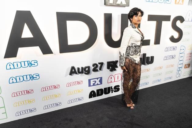 August 25, 2026, Bronx, New York, USA: Amita Rao wearing dress by Jackson Wiederhoeft attends premiere of Adults Season 2 by FX at Metrograph in New York, NY on August 25, 2026. Bronx USA - ZUMAr339 20260825_znp_r339_034 Copyright: xLevxRadinx