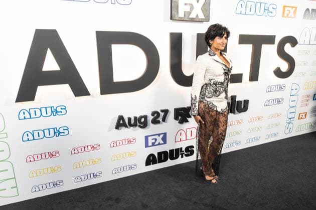 August 25, 2026, Bronx, New York, USA: Amita Rao wearing dress by Jackson Wiederhoeft attends premiere of Adults Season 2 by FX at Metrograph in New York, NY on August 25, 2026. Bronx USA - ZUMAr339 20260825_znp_r339_033 Copyright: xLevxRadinx