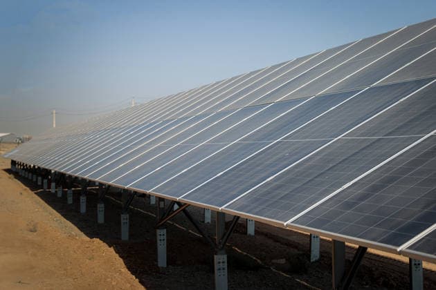 August 25, 2026, Tehran, Iran: Rows of photovoltaic panels are seen at a solar power plant inaugurated by Iranian President Masoud Pezeshkian in Tehran Province, Iran, on August 25, 2026. The projects comprise the 63-megawatt Ghaed Shahid solar power plant and the 32-megawatt Shohadaye Lamerd solar power plant, according to the Iranian presidentÃ¢â‚¬â ¢s office. Tehran Iran - ZUMAi98_ 20260825_zih_i98_009 Copyright: xIranianxPresidencyx