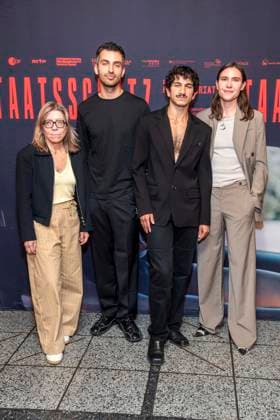 ABB STAATSCHUTZ- Mohammad Mehdi Zahedi, Faraz Shariat und Laura Lippmann zu Gast bei Special Screenings des Kino Films Staatssschutz im Kino International am 25.AUGUST 2026 in Berlin Berlin Deutschland