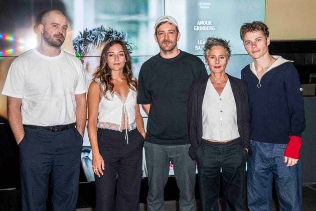 RECORD DATE NOT STATED La Derniere Patiente Photocall - Paris Achille Reggiani, Luàna Bajrami, Director Rémi Bassaler, Anouk Grinberg and Felix Lefebvre attend the La Dernière Patiente Photocall at UGC Cine Cite des Halles on August 25, 2026 in Paris, France Photo by Shootpix ABACAPRESS.COM Paris France  Copyright: xShootpix ABACAx