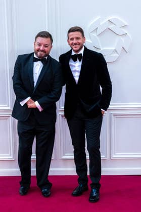 PFA Awards 2026 Arrivals Sports personalities and celebrities arrive at the Opera House in Manchester ahead of the PFA Awards 2026 Featuring: Alex Brooker, Guest Where: Manchester, United Kingdom When: 25 Aug 2026 Credit: Graham Finney WENN Manchester United Kingdom Copyright: xWENNx wenn41604401 x wenn41604401