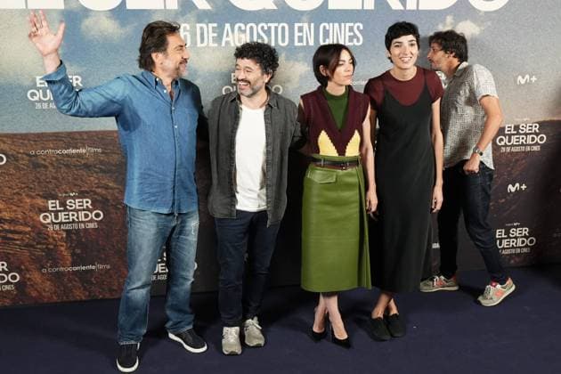 Javier Bardem , Rodrigo Sorogoyen, Victoria Luengo and Isabel Pena at photocall for film El Ser Querido in Madrid on Tuesday, 25 August 2026 Cordon Press 