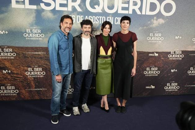 Javier Bardem , Rodrigo Sorogoyen, Victoria Luengo and Isabel Pena at photocall for film El Ser Querido in Madrid on Tuesday, 25 August 2026 Cordon Press 
