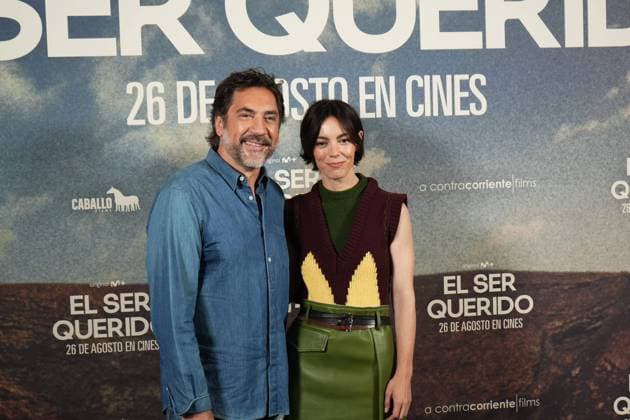 Javier Bardem and Victoria Luengo at photocall for film El Ser Querido in Madrid on Tuesday, 25 August 2026. Cordon Press 