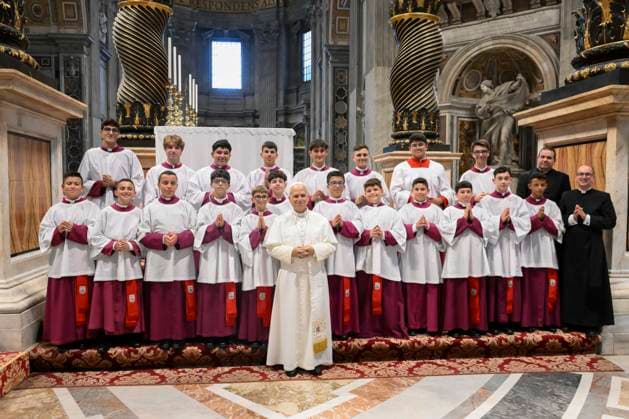 Pope Leo XIV weekly general audience Italy, Rome , Vatican, 2026 8 26 Pope Leo XIV during the weekly general audience at St Peter s basilica in The Vatican EDITORIAL USE ONLY - NO BOOKS Copyright: xVATICANxMEDIAx xCatholicxPressxPhotox