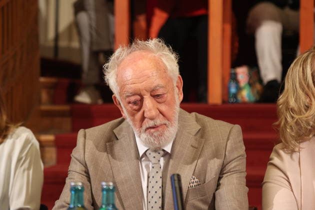 Berlin, 26.08.2026 Dieter Hallervorden stellt im Beisen seiner Tochter Nathalie in Berlin sein aktuelles Bühnenprogramm vor Copyright: xMatthiasxGränzdörferx