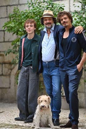 19th Angouleme French-Speaking Film Festival - Day 3 FC Manolo Mlekuz, Mathias Mlekuz and Josef Mlekuz attend the Mon Fils President photocall during Day Three of the 19th Angouleme French-Speaking Film Festival on August 26, 2026 in Angouleme, France. Photo by Franck Castel ABACAPRESS.COM Angouleme  Copyright: xCastelxFranck ABACAx