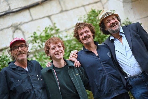 19th Angouleme French-Speaking Film Festival - Day 3 FC Philippe Rebbot, Manolo Mlekuz, Josef Mlekuz and Mathias Mlekuz attend the Mon Fils President photocall during Day Three of the 19th Angouleme French-Speaking Film Festival on August 26, 2026 in Angouleme, France. Photo by Franck Castel ABACAPRESS.COM Angouleme  Copyright: xCastelxFranck ABACAx