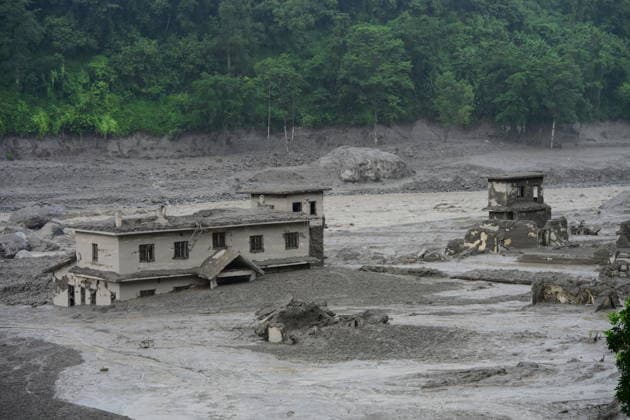 Death toll in Nepal-China border flash floods climbs to 97, dozens missing NUWAKOT, NEPAL - AUGUST 26: An aftermath view of flash flood and mudslides on the Nepal-China border on August 26, 2026 in Nuwakot, Nepal. The death toll from a devastating flash flood on the border climbed to 97 as at least 384 tourists and travelers, as well as soldiers and police, were reported missing. Safal Prakash Shrestha Anadolu Nuwakot Nepal. Editorial use only. Please get in touch for any other usage.  Copyright: x2026xAnadoluxSafalxPrakashxShresthax