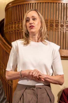 ABB SCHLOSSPARK- Judith Richter zu Gast bei der Jahrespressekonferenz zur Spielzeit 2026 27 im Schlosspark Theater 26.AUGUST 2026 in Berlin Berlin Deutschland