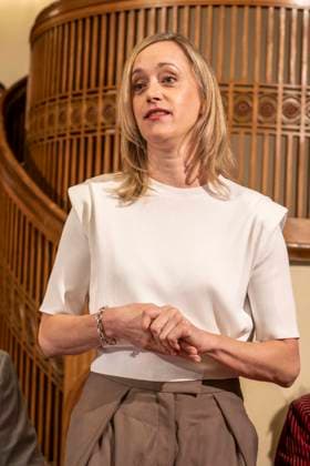 ABB SCHLOSSPARK- Judith Richter zu Gast bei der Jahrespressekonferenz zur Spielzeit 2026 27 im Schlosspark Theater 26.AUGUST 2026 in Berlin Berlin Deutschland