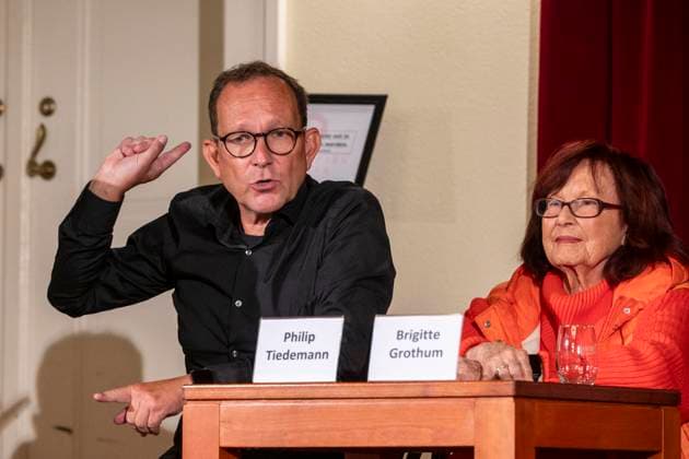 ABB SCHLOSSPARK- Philip Tiedemann und Brigitte Grothum zu Gast Jahrespressekonferenz zur Spielzeit 2026 27 im Schlosspark Theater 26.AUGUST 2026 in Berlin Berlin Deutschland