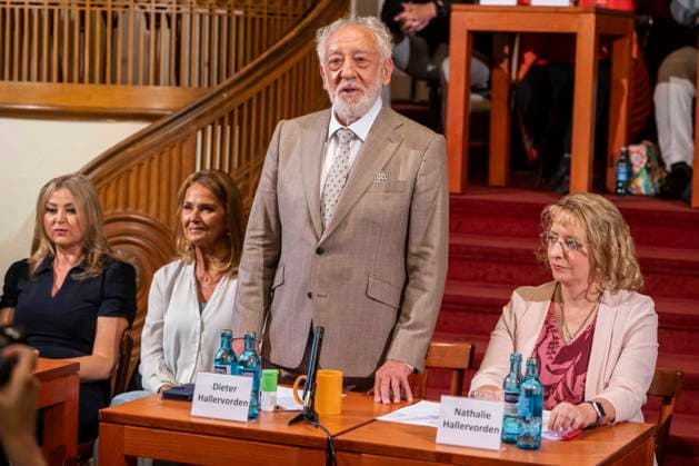ABB SCHLOSSPARK- Barbara Maria Sava, Christiane Zander, Dieter Hallervorden und Nathalie Hallervorden zu Gast bei Jahrespressekonferenz zur Spielzeit 2026 27 im Schlosspark Theater 26.AUGUST 2026 in Berlin Berlin Deutschland