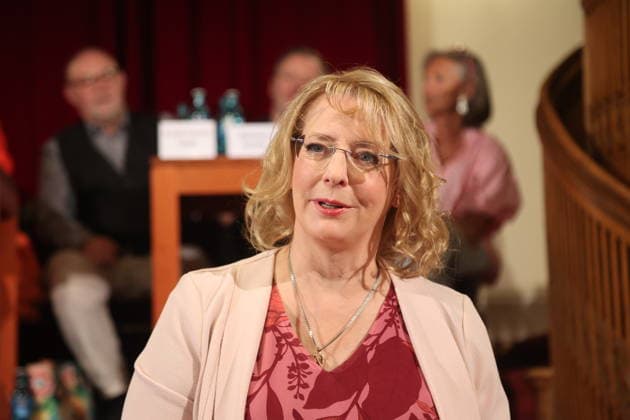 Nathalie Hallervorden bei der Jahrespressekonferenz zur Spielzeit 2026 27 im Schlosspark Theater. Berlin, 26.08.2026 Copyright: xAgenturxMatthiasxWehnertx xM.xGränzdörferx