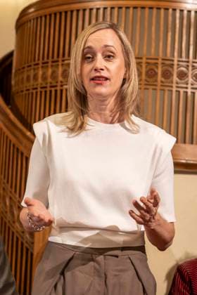 ABB SCHLOSSPARK- Judith Richter zu Gast bei der Jahrespressekonferenz zur Spielzeit 2026 27 im Schlosspark Theater 26.AUGUST 2026 in Berlin Berlin Deutschland