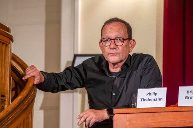 ABB SCHLOSSPARK- Philip Tiedemann zu Gast Jahrespressekonferenz zur Spielzeit 2026 27 im Schlosspark Theater 26.AUGUST 2026 in Berlin Berlin Deutschland