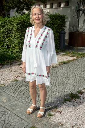 ABB SCHLOSSPARK- Irene Christ Regieseurin zu Gast bei der Jahrespressekonferenz zur Spielzeit 2026 27 im Schlosspark Theater 26.AUGUST 2026 in Berlin Berlin Deutschland