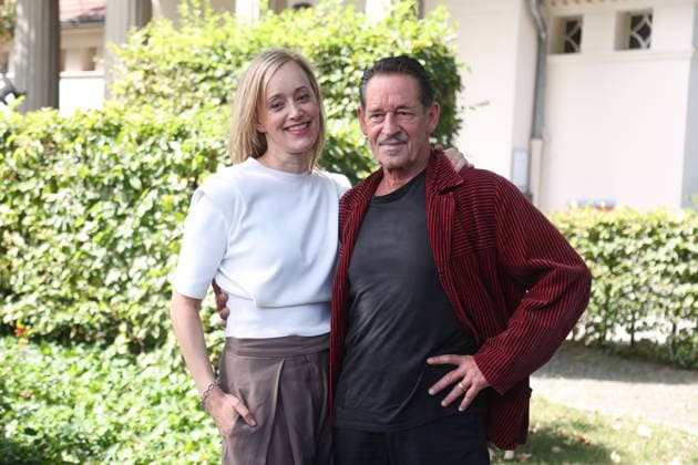 Judith Richter und Max Tidof bei der Jahrespressekonferenz zur Spielzeit 2026 27 im Schlosspark Theater. Berlin, 26.08.2026 Copyright: xAgenturxMatthiasxWehnertx xM.xGränzdörferx