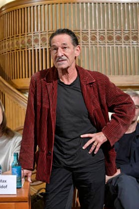 Max Tidof bei der Jahrespressekonferenz zur Spielzeit 2026 27 im Schlosspark Theater. Berlin, 26.08.2026