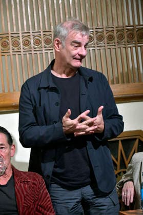 Heinrich Schafmeister bei der Jahrespressekonferenz zur Spielzeit 2026 27 im Schlosspark Theater. Berlin, 26.08.2026