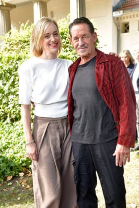 Judith Richter und Max Tidof bei der Jahrespressekonferenz zur Spielzeit 2026 27 im Schlosspark Theater. Berlin, 26.08.2026