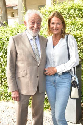 Dieter Hallervorden und Christiane Zander bei der Jahrespressekonferenz zur Spielzeit 2026 27 im Schlosspark Theater. Berlin, 26.08.2026