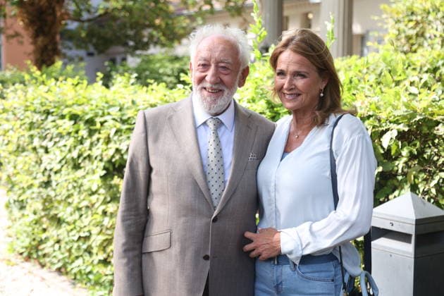 Dieter Hallervorden und Christiane Zander bei der Jahrespressekonferenz zur Spielzeit 2026 27 im Schlosspark Theater. Berlin, 26.08.2026 Copyright: xAgenturxMatthiasxWehnertx xM.xGränzdörferx