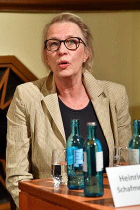 RECORD DATE NOT STATED Jahrespressekonferenz Schlosspark Theater - Berlin Maria Hartmann bei der Jahrespressekonferenz zur Spielzeit 2026 27 im Schlosspark Theater in Berlin am 26.08.2026 Copyright: xEventpressxBerndtx