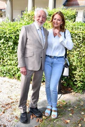 RECORD DATE NOT STATED Jahrespressekonferenz Schlosspark Theater - Berlin Dieter Hallervorden mit Ehefrau Christiane Zander bei der Jahrespressekonferenz zur Spielzeit 2026 27 im Schlosspark Theater in Berlin am 26.08.2026 Copyright: xEventpressxBerndtx