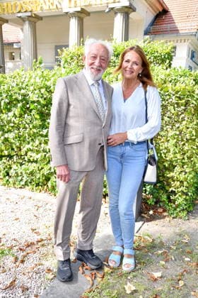RECORD DATE NOT STATED Jahrespressekonferenz Schlosspark Theater - Berlin Dieter Hallervorden mit Ehefrau Christiane Zander bei der Jahrespressekonferenz zur Spielzeit 2026 27 im Schlosspark Theater in Berlin am 26.08.2026 Copyright: xEventpressxBerndtx