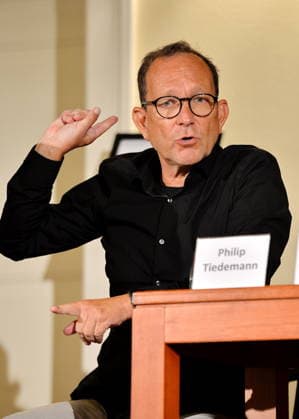 RECORD DATE NOT STATED Jahrespressekonferenz Schlosspark Theater - Berlin Philip Tiedemann bei der Jahrespressekonferenz zur Spielzeit 2026 27 im Schlosspark Theater in Berlin am 26.08.2026 Copyright: xEventpressxBerndtx