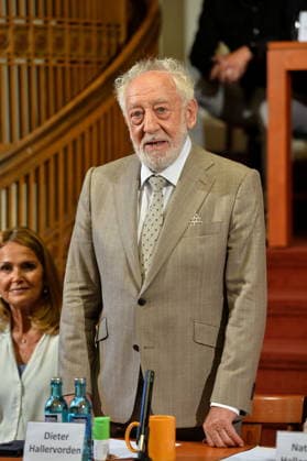 RECORD DATE NOT STATED Jahrespressekonferenz Schlosspark Theater - Berlin Dieter Hallervorden bei der Jahrespressekonferenz zur Spielzeit 2026 27 im Schlosspark Theater in Berlin am 26.08.2026 Copyright: xEventpressxBerndtx