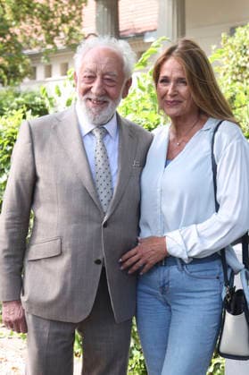 Dieter Hallervorden und Christiane Zander bei der Jahrespressekonferenz zur Spielzeit 2026 27 im Schlosspark Theater. Berlin, 26.08.2026