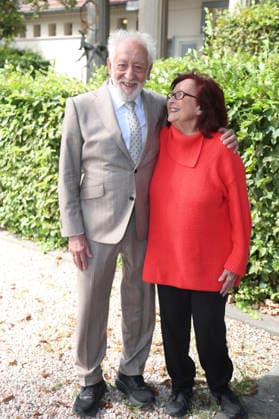 Dieter Hallervorden und Brigitte Grothum bei der Jahrespressekonferenz zur Spielzeit 2026 27 im Schlosspark Theater. Berlin, 26.08.2026