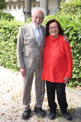 Dieter Hallervorden und Brigitte Grothum bei der Jahrespressekonferenz zur Spielzeit 2026 27 im Schlosspark Theater. Berlin, 26.08.2026