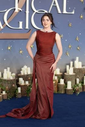 August 26, 2026, London, United Kingdom: Maisie Williams attends the red carpet arrivals for the European premiere of PRACTICAL MAGIC 2 in Leicester Square..Celebrities arrive on the red carpet for the European Premiere ofÃ‚ PRACTICAL MAGIC 2Ã‚ atÃ‚ Odeon Luxe in Leicester Square. London United Kingdom  - ZUMAs197 20260826_aaa_s197_060 Copyright: xPhilxLewisx