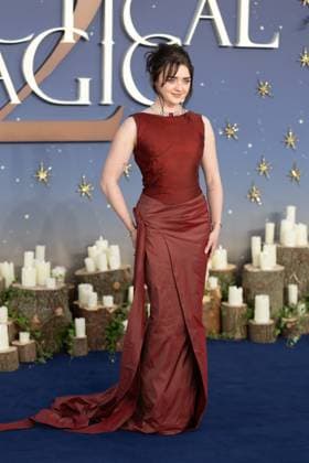 August 26, 2026, London, United Kingdom: Maisie Williams attends the red carpet arrivals for the European premiere of PRACTICAL MAGIC 2 in Leicester Square..Celebrities arrive on the red carpet for the European Premiere ofÃ‚ PRACTICAL MAGIC 2Ã‚ atÃ‚ Odeon Luxe in Leicester Square. London United Kingdom - ZUMAs197 20260826_aaa_s197_178 Copyright: xPhilxLewisx