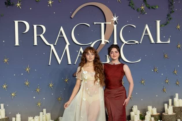 August 26, 2026, London, United Kingdom: Joey King and Maisie Williams attend the red carpet arrivals for the European premiere of PRACTICAL MAGIC 2 in Leicester Square..Celebrities arrive on the red carpet for the European Premiere ofÃ‚ PRACTICAL MAGIC 2Ã‚ atÃ‚ Odeon Luxe in Leicester Square. London United Kingdom - ZUMAs197 20260826_aaa_s197_197 Copyright: xPhilxLewisx