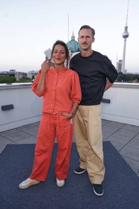 UFA Filmnächte 2026 Amy Mussul, Johannes Hendrik Langer Empfang zu UFA Filmnächte 2026, Bertelsmann Repräsentanz Berlin, Berlin Datum: 26.08.2026 Copyright: xEventpress Kratschx