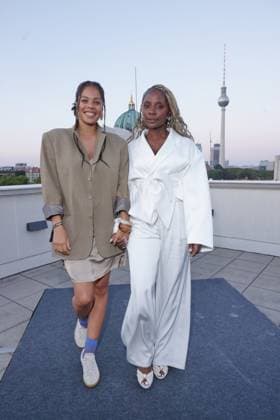 UFA Filmnächte 2026 Jane Chirwa, Nikeata Thompson Empfang zu UFA Filmnächte 2026, Bertelsmann Repräsentanz Berlin, Berlin Datum: 26.08.2026 Copyright: xEventpress Kratschx
