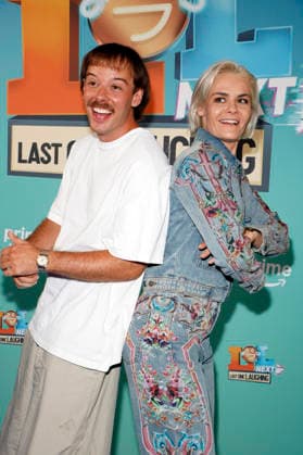 Adrian Vogt alias Aditotoro und Hazel Brugger bei der Premiere der Prime Video Comedy-Gameshow LOL Next im AchtBerlin. Berlin, 26.08.2026