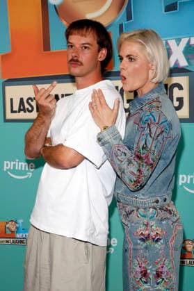 Adrian Vogt alias Aditotoro und Hazel Brugger bei der Premiere der Prime Video Comedy-Gameshow LOL Next im AchtBerlin. Berlin, 26.08.2026