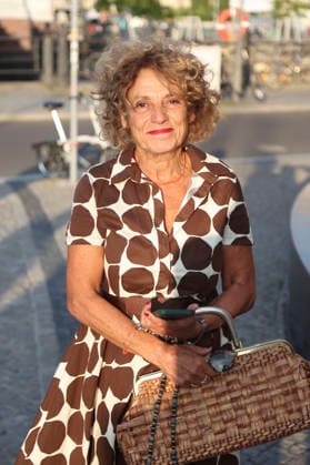 Adriana Altaras beim Eröffnungsempfang der UFA Filmnächte 2026 auf der Dachterrasse der Bertelsmann Repräsentanz. Berlin, 26.08.2026