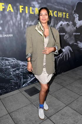Jane Chirwa beim Eröffnungsempfang der UFA Filmnächte 2026 auf der Dachterrasse der Bertelsmann Repräsentanz. Berlin, 26.08.2026