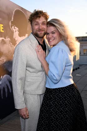 Knud Riepen und Gisa Flake beim Eröffnungsempfang der UFA Filmnächte 2026 auf der Dachterrasse der Bertelsmann Repräsentanz. Berlin, 26.08.2026