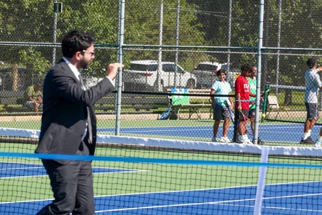 New York, NY- August 26: New York City Mayor Zohran Kwame Mamdani Ribbon Cutting at Ten Newly Resurfaced Tennis Courts In Crotona Park in Bronx New York. Through a partnership with NYJTL, USTA Foundation and Yonex allowing for the Bronx to have their first and only Public Tennis Courts Credit: Camara AdMedia USA - ZUMAa123 20260826_zaa_a123_011 Copyright: xPorterx