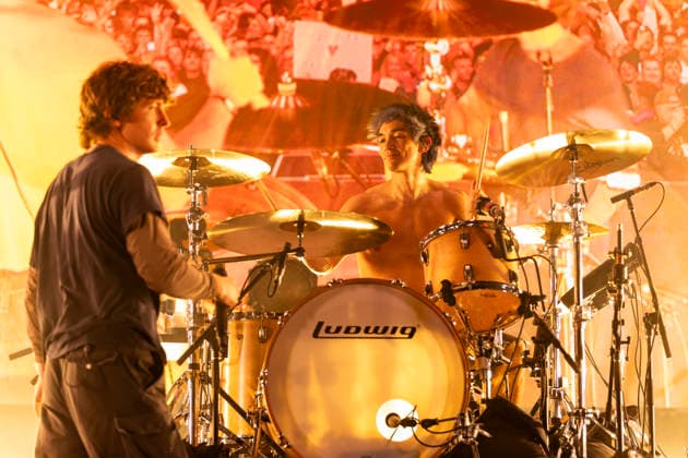 Turnstile perform at Halifax Piece Hall Drummer Daniel Fang of American hardcore rock band Turnstile performs at the Piece Hall, Halifax, England, 26th August 2026, Credit:Mike Gray MIKE GRAY - B4227 Avalon  Copyright: xMikexGrayx xMIKExGRAYx-xB4227x xAvalonx 1128662152