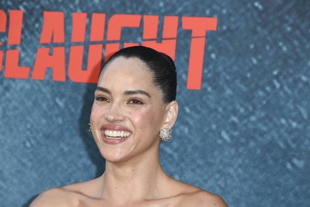 Adria Arjona at arrivals for ONSLAUGHT Premiere, Regal LA Live, Los Angeles, CA, August 26, 2026. Photo By: Elizabeth Goodenough Everett Collection ONSLAUGHT Premiere PUBLICATIONXNOTxINxCANxCHNxFRAxITAxJPNxNORxPOLxRUSxESPxUKxUSA